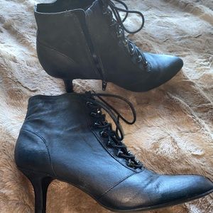 Lace up booties size 8.5